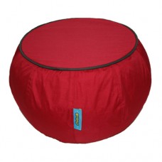 Coffee Table - Red with Bistre Brown piping Polyester